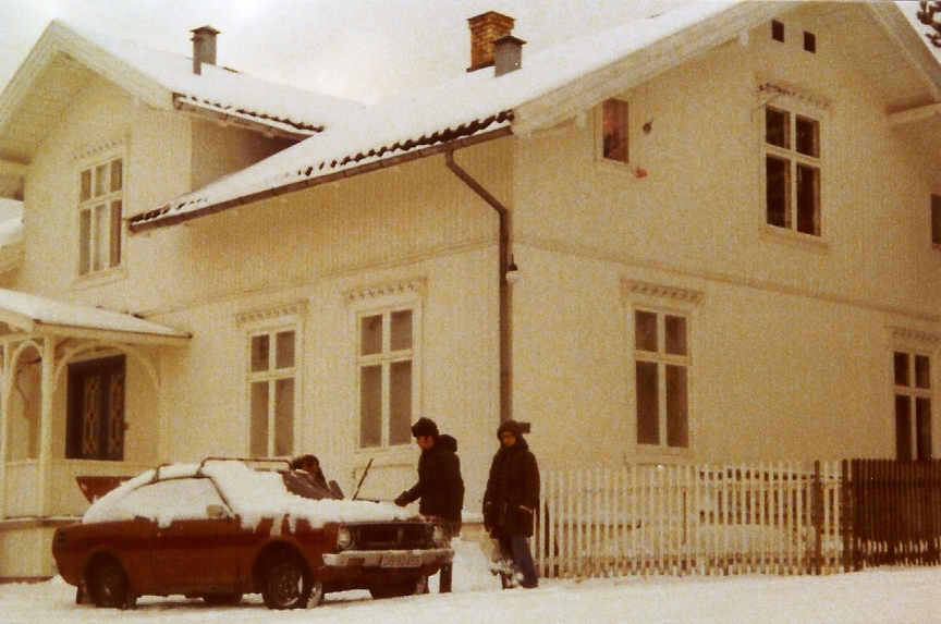 Horni grd - Mor og Amos besger os i julen 1975